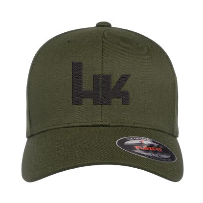 Picture of Heckler & Koch HK Embroidered Logo Gun Second Amendment Flexfit Hat Baseball Cap