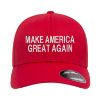 Picture of MAGA Make America Great Again Trump Embroidered Red Flexfit Hat Baseball Cap