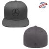 Picture of Mercedes-Benz Badge Logo Embroidered Front Back Flexfit Fitted Black Ball Cap