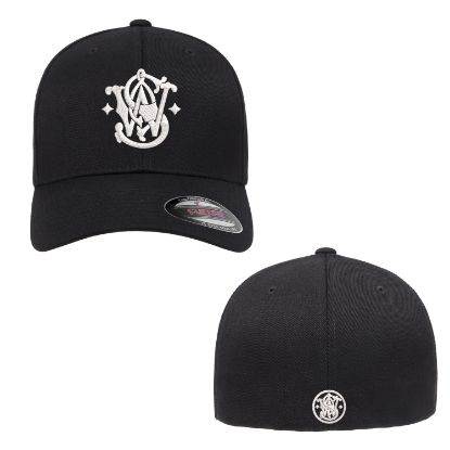 Picture of Smith & Wesson Embroidered Logo Gun Second Amendment Flexfit Hat Baseball Cap