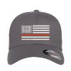 Picture of Thin Red Line Fire Fighter Support Embroidered Flexfit Hat Baseball Cap