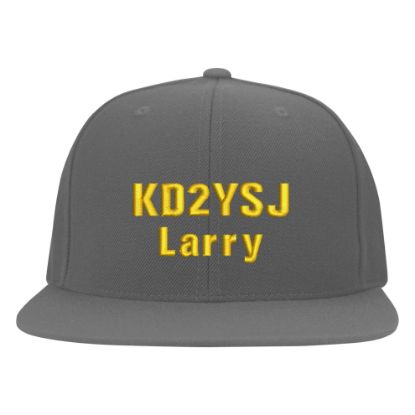 Picture of Personalized Ham Radio Call Sign and Name Embroidered Flexfit Hat