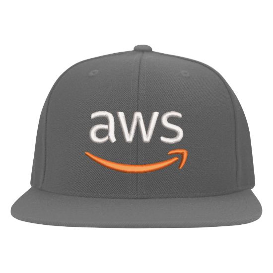 Picture of Amazon AWS Logo Embroidered Flexfit Hat