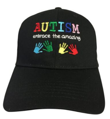 Picture of Autism "Embrace the Amazing" Logo Embroidered Flexfit Hat