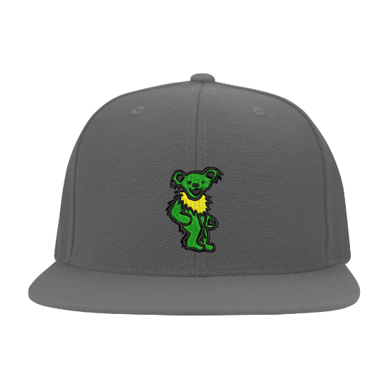 Picture of Grateful Dead Dancing Bear Logo Embroidered Flexfit Hat