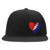 Picture of Grateful Dead Thunderbolt Heart Side Logo Embroidered Flexfit Hat