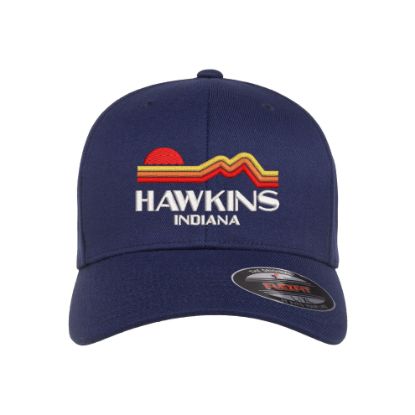 Picture of Hawkins Stranger Things Logo Embroidered Flexfit Hat