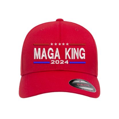 Picture of MAGA KING Logo Embroidered Flexfit Hat