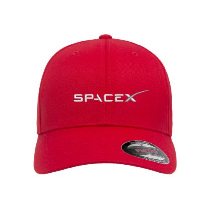 Picture of Space X Logo Embroidered Flexfit Hat