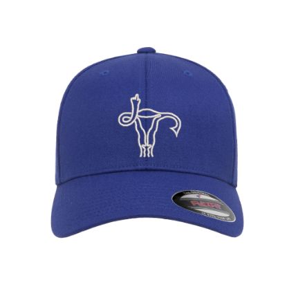 Picture of Uterus Middle Finger Logo Embroidered Flexfit Hat