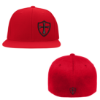 Picture of Crusader Cross Military Logo Embroidered Flexfit Hat