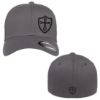 Picture of Crusader Cross Military Logo Embroidered Flexfit Hat