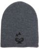 Picture of Ace of Spades Sniper Gun Punisher Embroidered Beanie Winter Hat With or Without Cuff