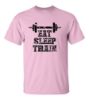 Picture of Eat Sleep Train Weights T-Shirt