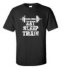 Picture of Eat Sleep Train Weights T-Shirt