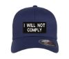 Picture of I Will Not Comply Embroidered Patch Flexfit Hat