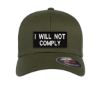 Picture of I Will Not Comply Embroidered Patch Flexfit Hat