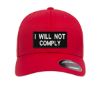 Picture of I Will Not Comply Embroidered Patch Flexfit Hat