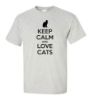 Picture of Keep Calm And Love Cats T-shirt 