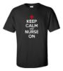 Picture of Keep Calm And Nurse On T-shirt