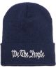 Picture of We The People Embroidered Patriotic Beanie With or Without Cuff