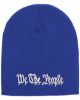 Picture of We The People Embroidered Patriotic Beanie With or Without Cuff