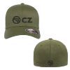 Picture of CZ Gun Logo Embroidered Flexfit Hat Front and Back Stitch