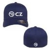 Picture of CZ Gun Logo Embroidered Flexfit Hat Front and Back Stitch