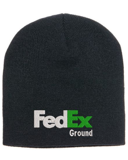 Picture of FedEx Ground Embroidered Beanie with or without Cuff