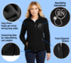 Picture of RN Heart Stethoscope Embroidered Zip Up Fleece Jacket