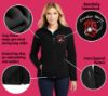 Picture of Cardiac Nurse Embroidered Zip Up Fleece Jacket