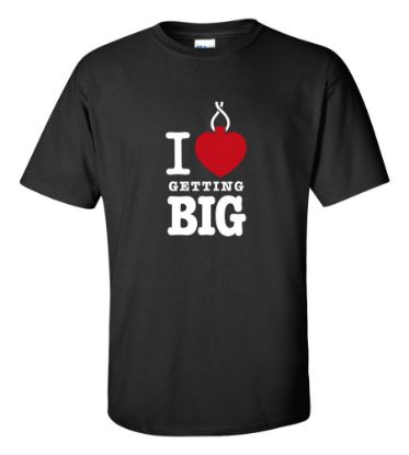 Picture of I Love Getting Big T-shirt Sport Motivation