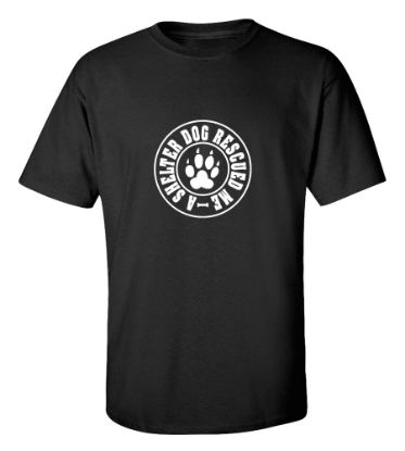 Picture of A Shelter Dog Rescued Me T-shirt