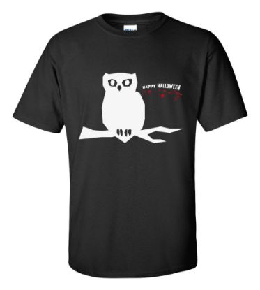 Picture of Halloween Owl Happy Halloween T-shirt