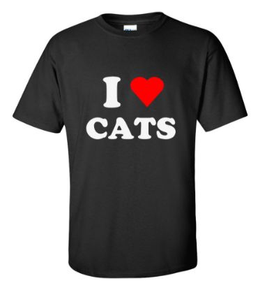 Picture of I Love Cats T-Shirt