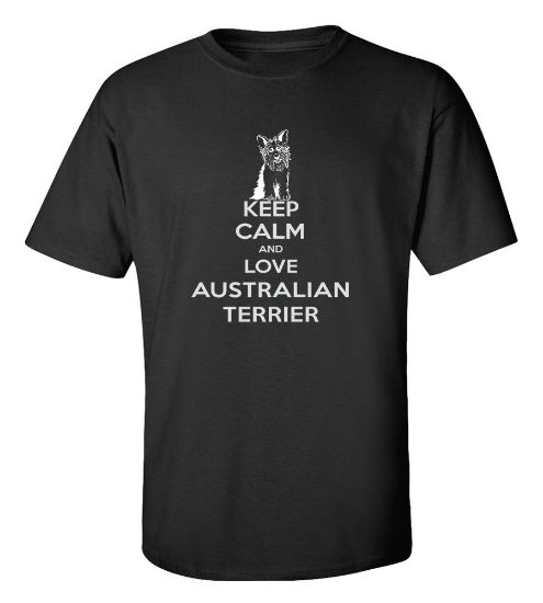 Picture of Keep Calm and Love a Australian Terrier T-shirt