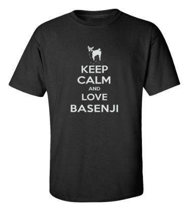 Picture of Keep Calm and Love a Basenji T-shirt