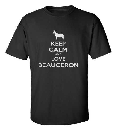 Picture of Keep Calm and Love a Beauceron T-shirt