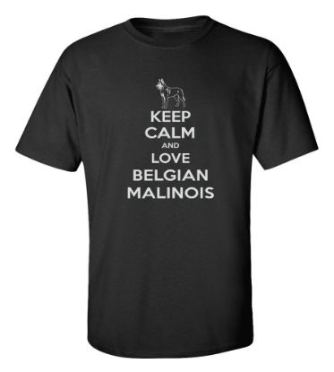 Picture of Keep Calm and Love a Belgian Malinois T-shirt