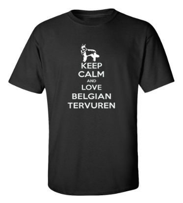 Picture of Keep Calm and Love a Belgian Tervuren T-shirt