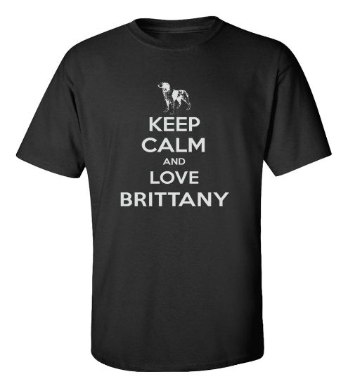 Picture of Keep Calm and Love a Brittany T-shirt