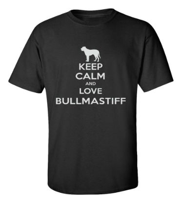 Picture of Keep Calm And Love a Bullmastiff T-Shirt