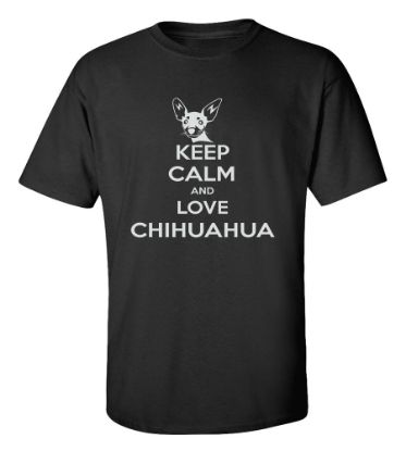 Picture of Keep Calm and Love a Chihuahua T-shirt