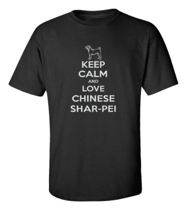 Picture of Keep Calm and Love a Chinese Shar-Pei T-shirt