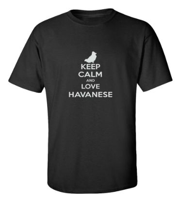 Picture of Keep Calm and Love a Havanese T-shirt