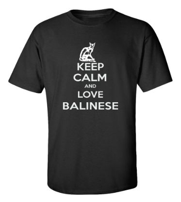 Picture of Keep Calm and Love Balinese T-shirt