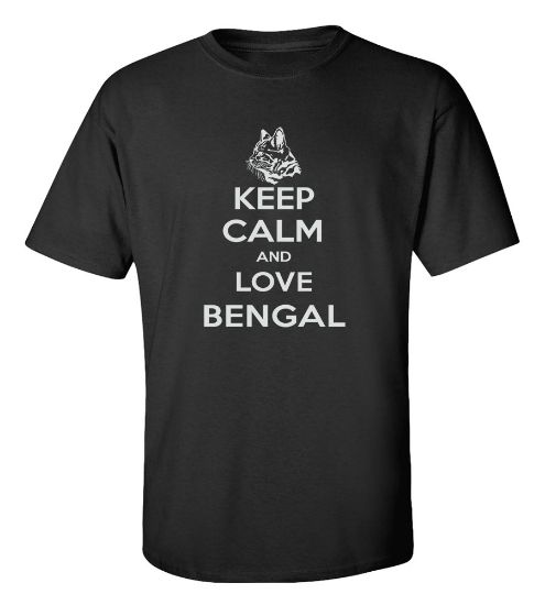 Picture of Keep Calm and Love Bengal T-shirt