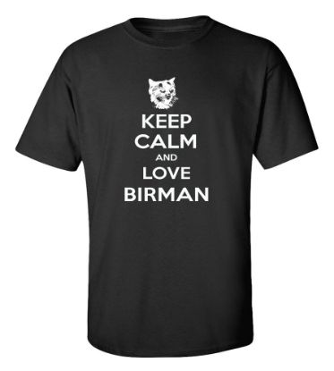 Picture of Keep Calm and Love Birman T-shirt