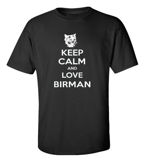 Picture of Keep Calm and Love Birman T-shirt