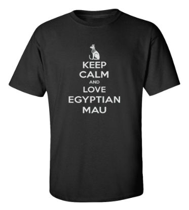 Picture of Keep Calm and Love Egyptian Mau T-shirt